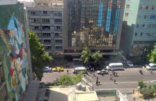 فیلم از محل سوء قصد به ماموران ناجا در خیابان طالقانی