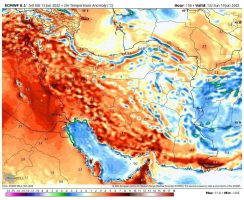 هشدار طغیان رودخانه‌ها، گرمای شدید و گردوخاک در نوار شرقی و غربی کشور