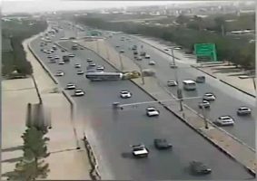 لحظه وقوع تصادف مرگبار پراید با تانکر حمل سوخت