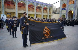 مراسم تشییع شهدای حادثه تروریستی حرم مطهر حضرت شاهچراغ (ع) در شیراز