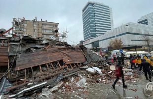 فیلمی از گستردگی تخریب ساختمان ها در منطقه سمنداغ ترکیه 