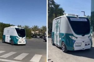 اولین خودروی برقی خودران در پایتخت عربستان