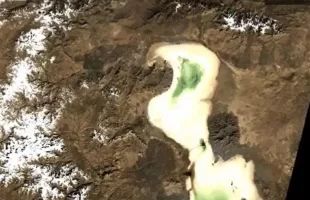 روند بهبود احیای دریاچه ارومیه از زبان تصاویر ماهواره‌ای