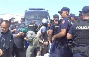 درگیری پلیس آلبانی با اعضای سازمان تروریستی