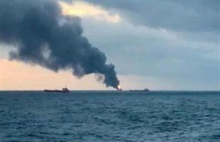 آتش در کشتی خارجی حامل گاز ال‌پی‌جی در آب‌های عسلویه کنترل شد