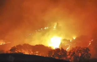 ویدئویی از آتش‌سوزی جزیره‌ای مسکونی در هاوایی‌