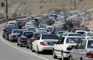 ترافیک فوق سنگین در خروجی گیلان