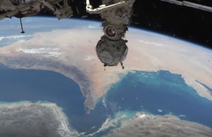 خلیج فارس از ایستگاه فضایی بین‌المللی