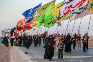 کاروان بزرگ عشاق الحسین رامشیر وارد عراق شد