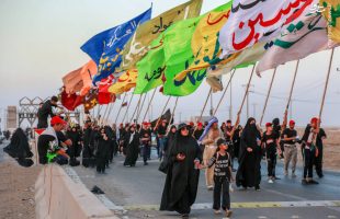 کاروان بزرگ عشاق الحسین رامشیر وارد عراق شد