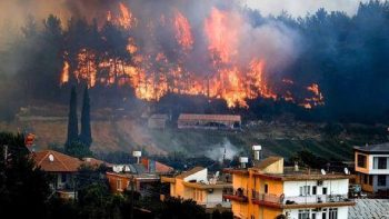 آتش‌سوزی عظیم در شمال غرب ترکیه