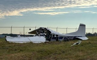 سقوط مرگبار هواپیما در فرودگاه بین‌المللی بنگر آمریکا
