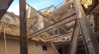 ریزش مرگبار ساختمان قدیمی در خیابان جمهوری تهران