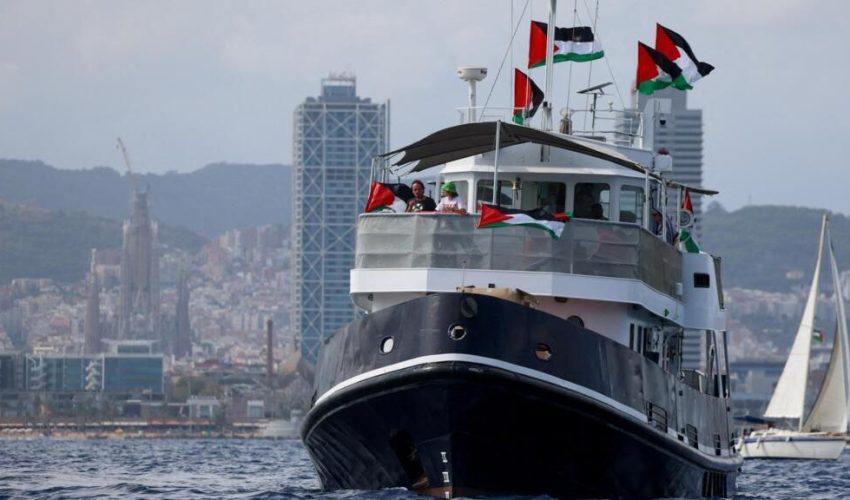 ناوگان «صمود» وارد منطقه خطر حملات قبلی اسرائیل شد