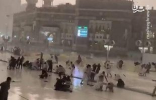 باران‌های شدید و طوفان در مکه