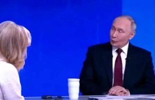 مراسم خواستگاری در نشست خبری پوتین