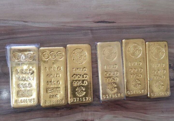 کشف شمش‌های طلای قاچاق در فرودگاه مهر آباد تهران