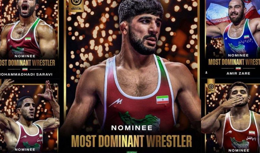 ۵کشتی‌گیر ایرانی در جمع نامزدهای برترین کشتی‌گیران سال جهان