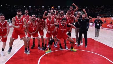 شادی ملیپوشان بسکتبال ایران پس از شکست چین