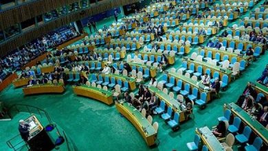 صندلی های خالی سازمان ملل هنگتم سخنرانی نتانیاهو